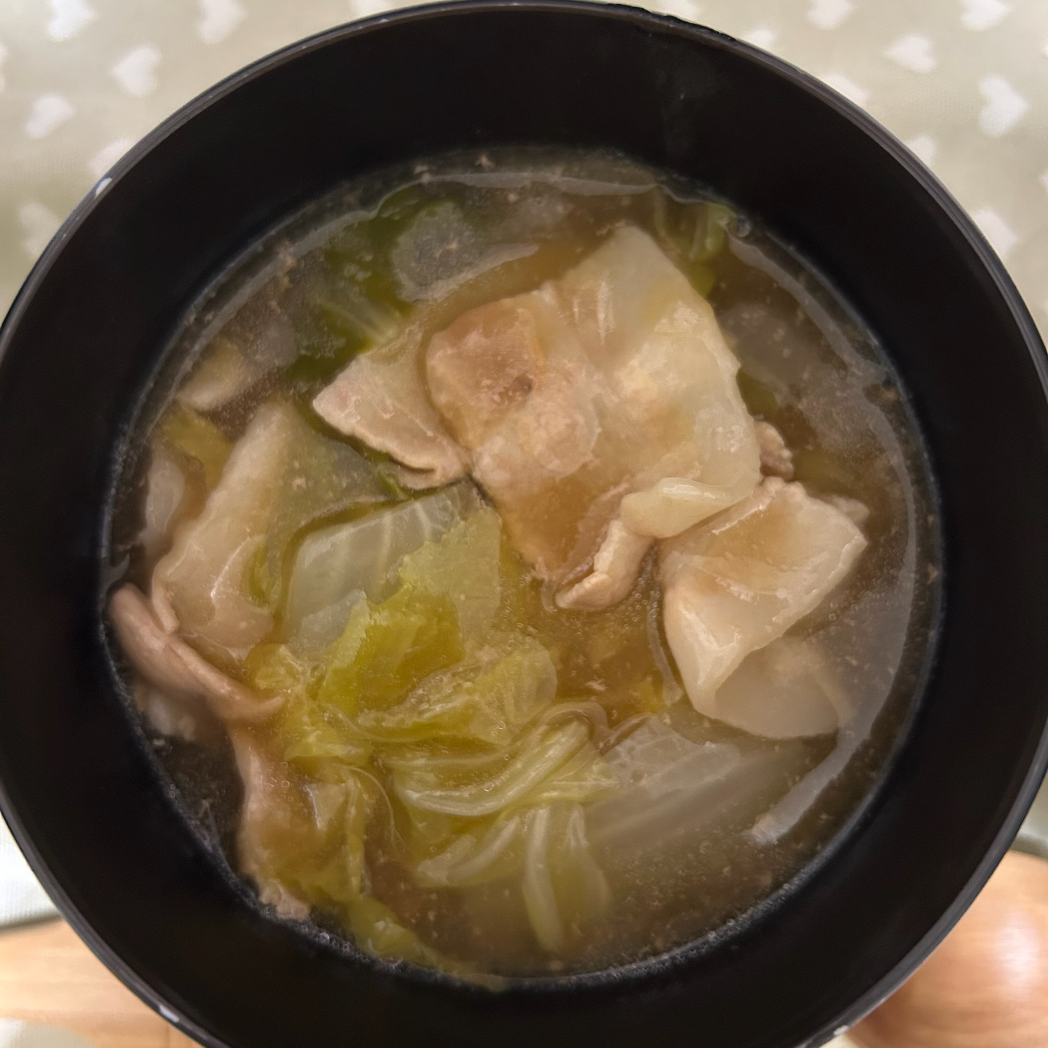豚バラと白菜のスープ作ってみた正直レビュー